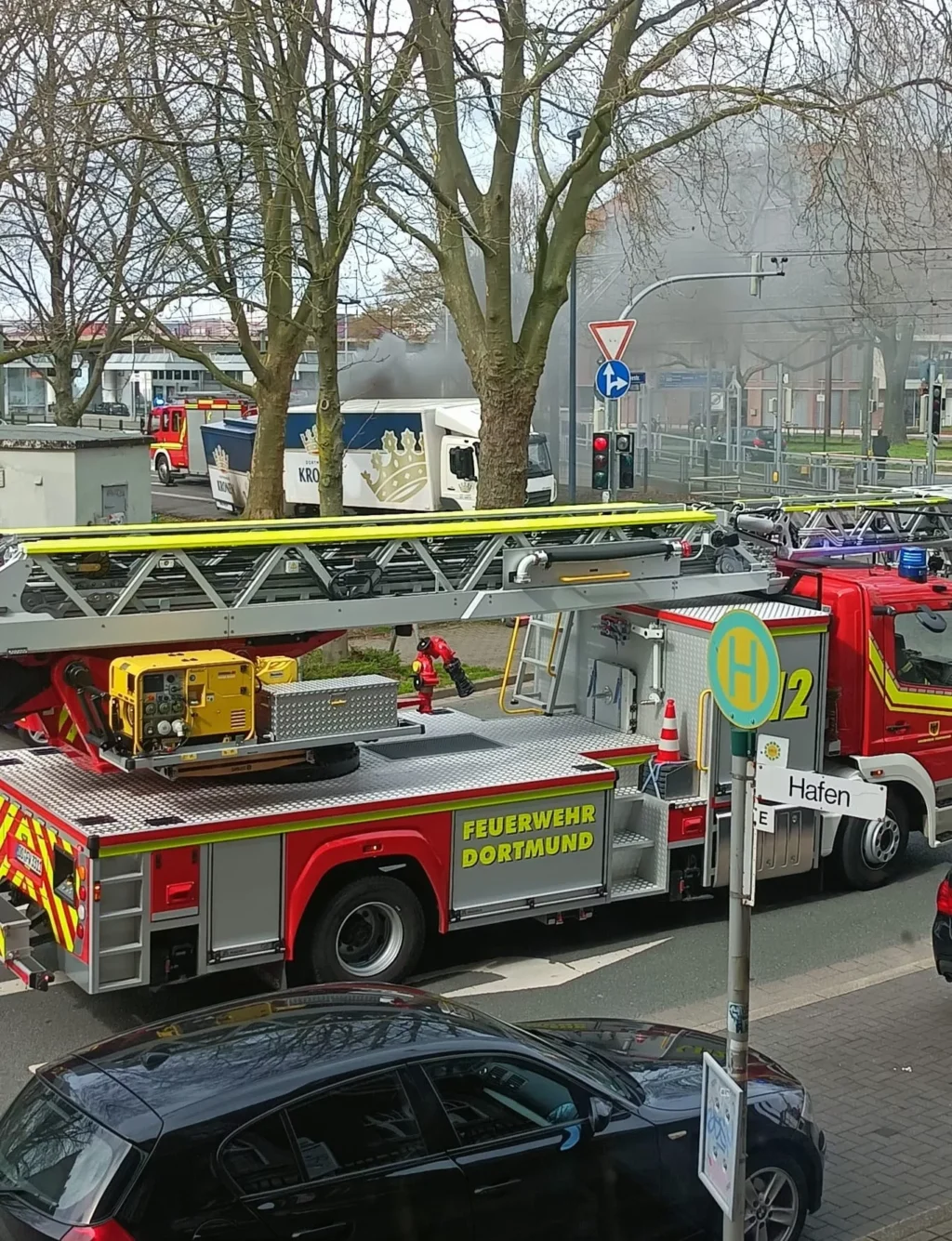 Dortmund: Bierwagen explodiert! 1 Kronen Privatbrauerei