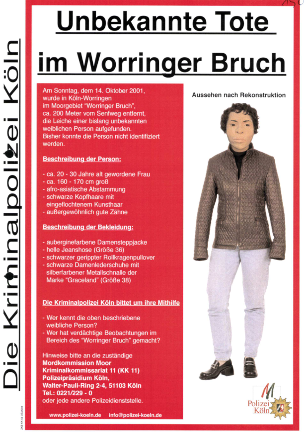 Aktenzeichen XY - Wer kennt die unbekannte Tote aus dem Moor?
