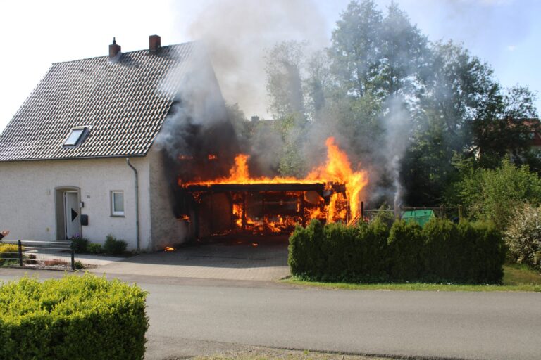 Brand in Hüllhorst