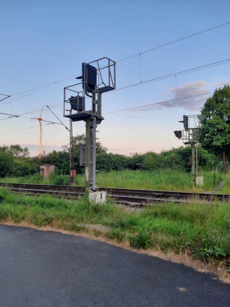 Foto des Vorsignalmastes: Bundespolizei