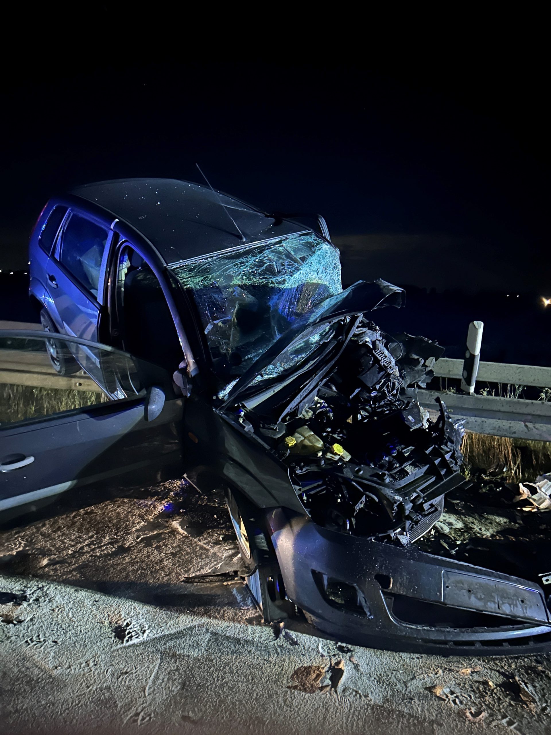 Schwerer Verkehrsunfall auf der B 56 N