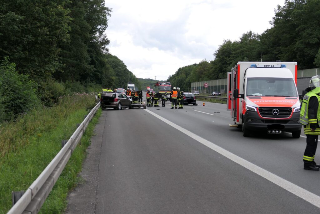 Dortmund: Verkehrsunfall auf der A 45