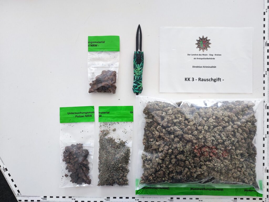 Sichergestellte Gegenstände, KK3, November 2023, Polizei Rhein-Sieg-Kreis