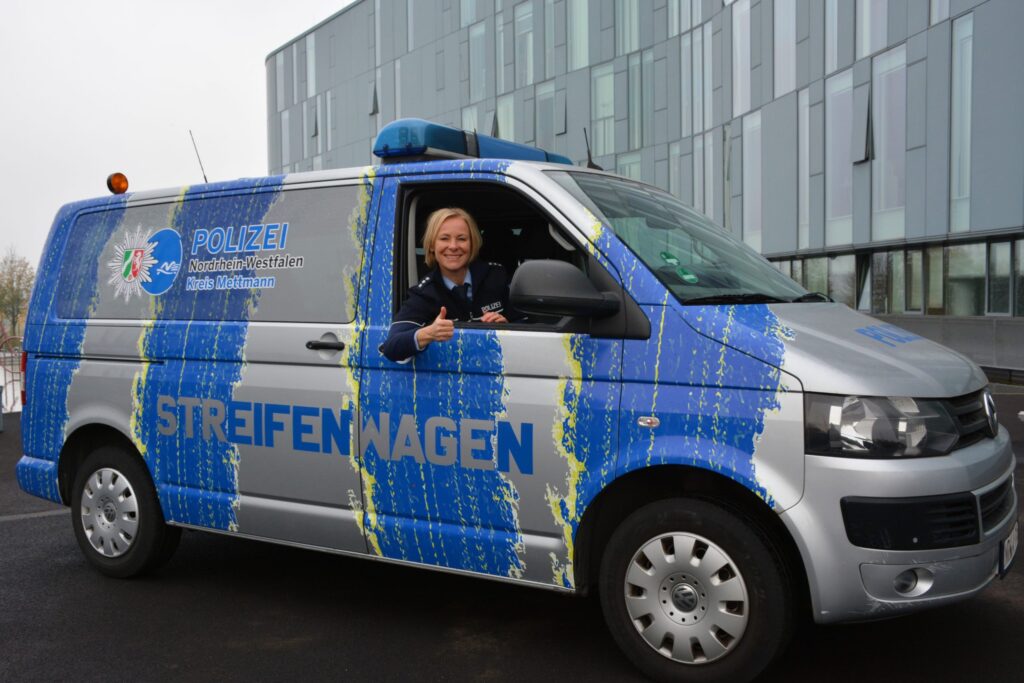 Der "Streifenwagen" macht am Donnerstag (30. November 2023) Halt in Monheim am Rhein.