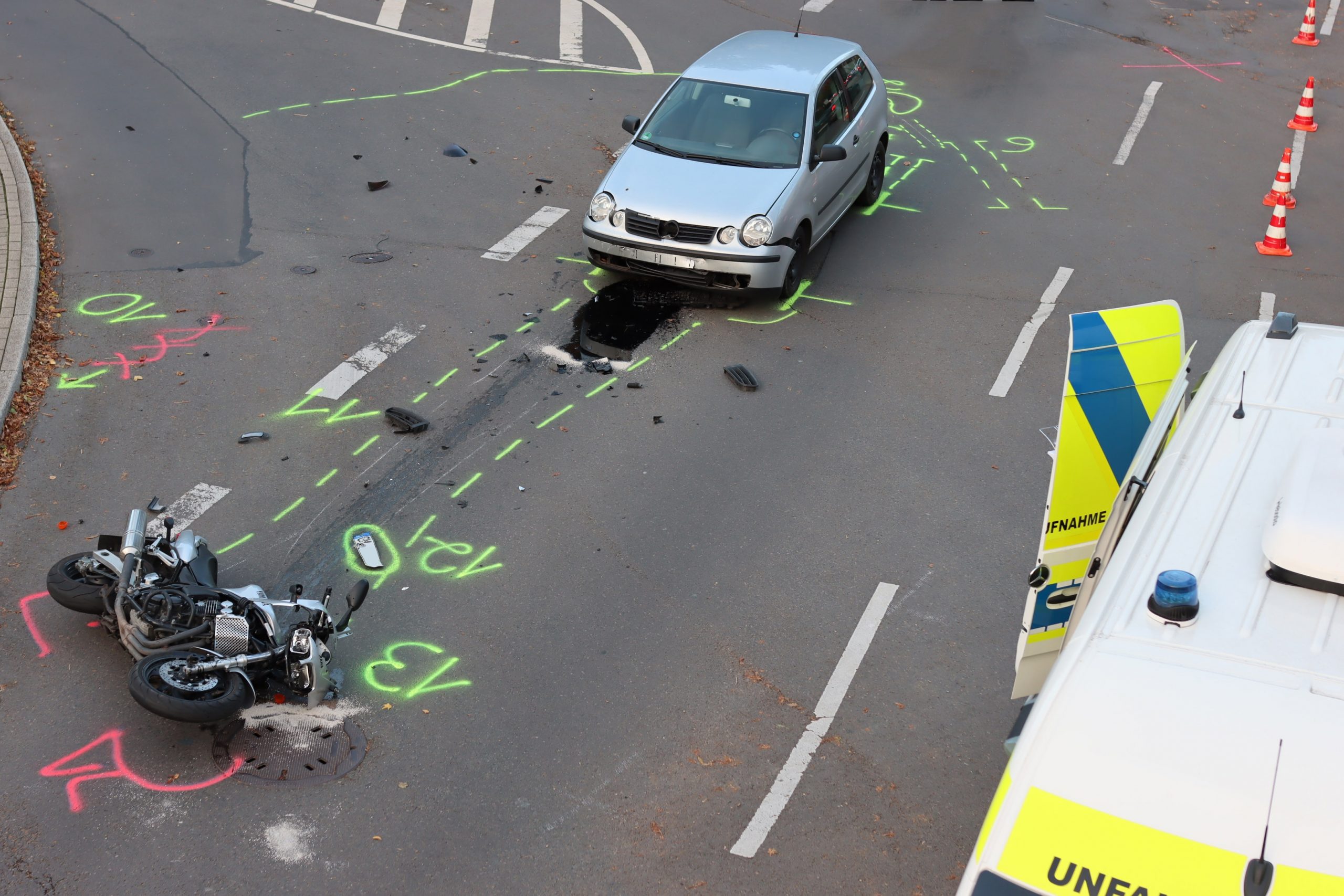 Gummersbach: Motorradfahrer bei Unfall schwer verletzt 1 Top News