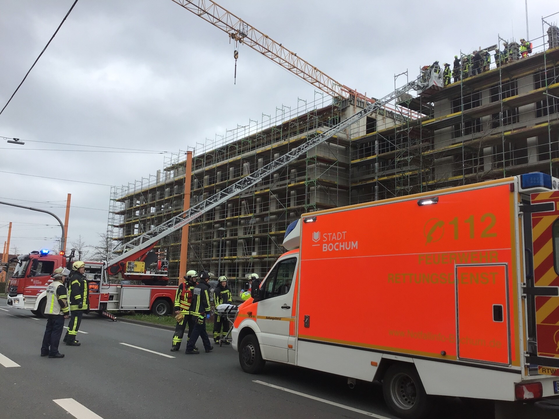 Unfall auf Baustelle in Bochum 1 Top News