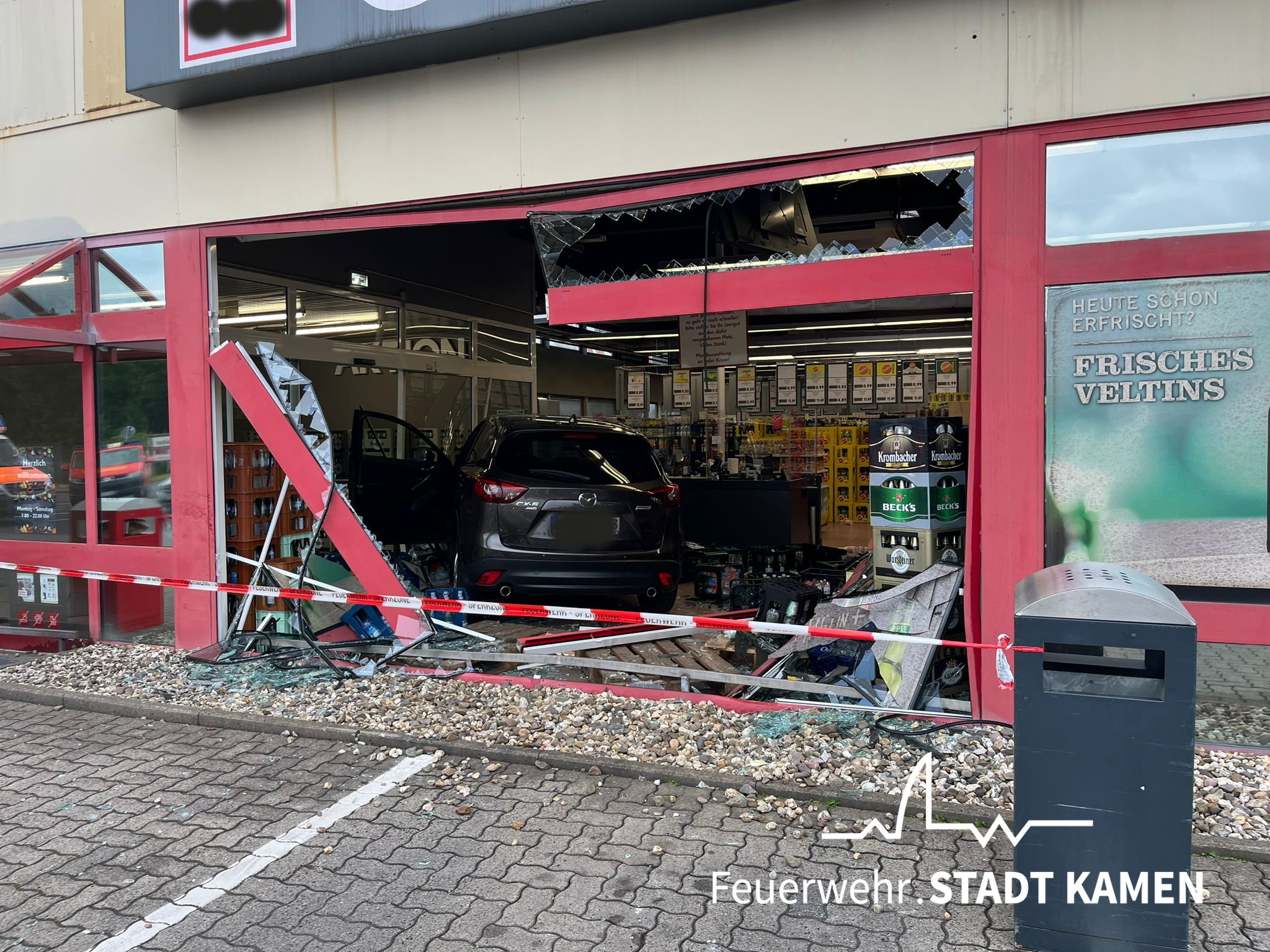 Kamen: Spektakulärer Unfall am Dienstagnachmittag 1 Buntes-NRW