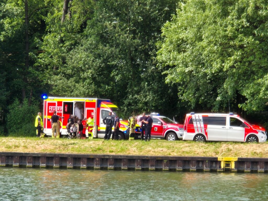 Datteln: Badeunfall im Kanal