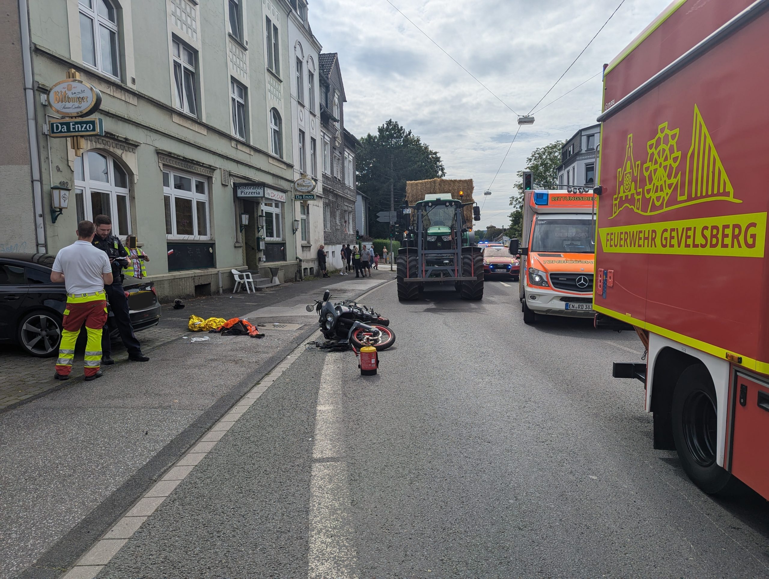 Gevelsberg: Verkehrsunfall mit Motorrad auf der Hagener Straße 1 Buntes-NRW