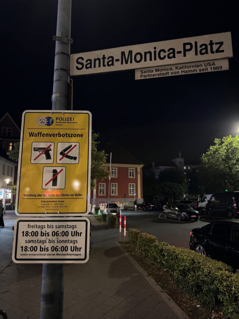 Neue Waffenverbotszone in Hamm City