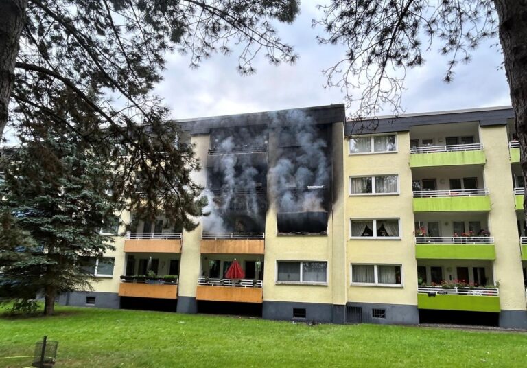 Wohnungsbrand in Gladbeck