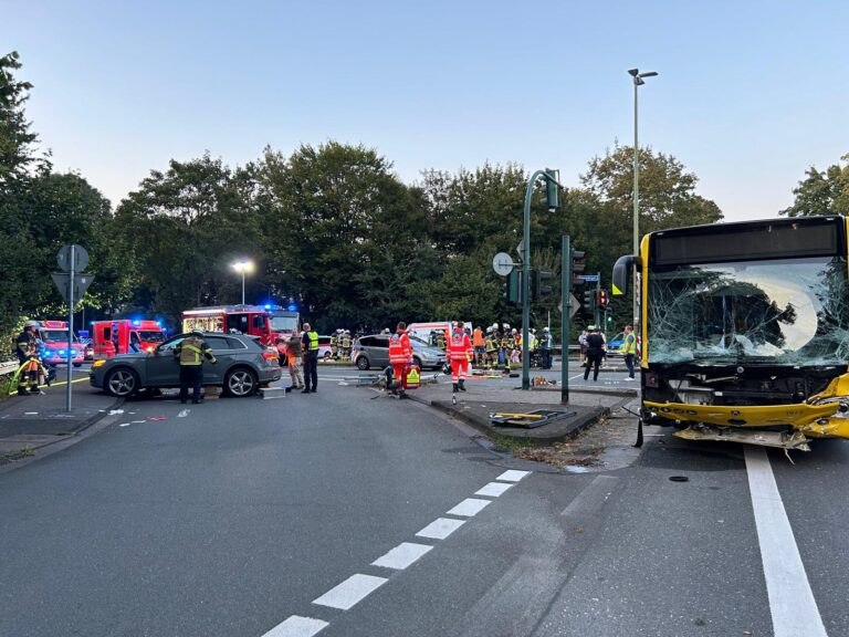 Blick auf die Einsatzstelle, Foto: Feuerwehr Essen