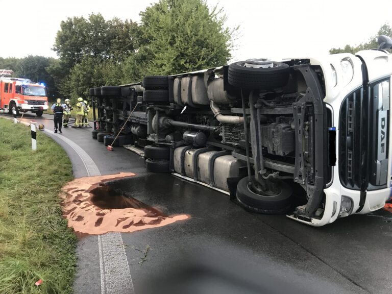 Lkw-Unfall auf der BAB A2