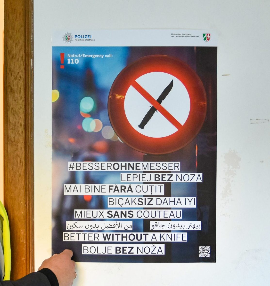 "Besser ohne Messer" 1 Plakatkampagne_BesserohneMesser