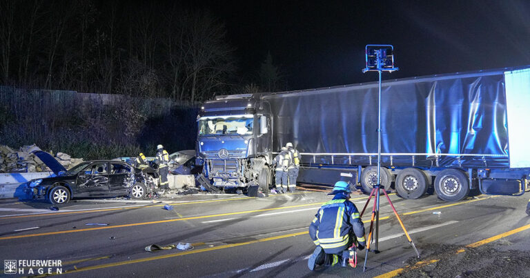 Hagen-Verkehrsunfall mit vielen Verletzten