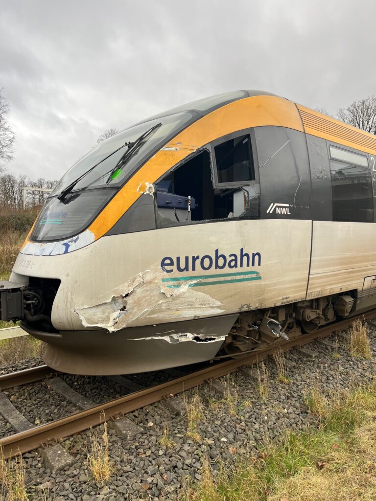 Münster: Zugunfall am Maikottenweg